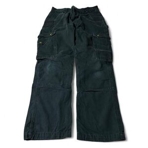 Men’s Carhartt B342-BLK Double Knee Ripstop Cargo Pants Black Size 32X32
